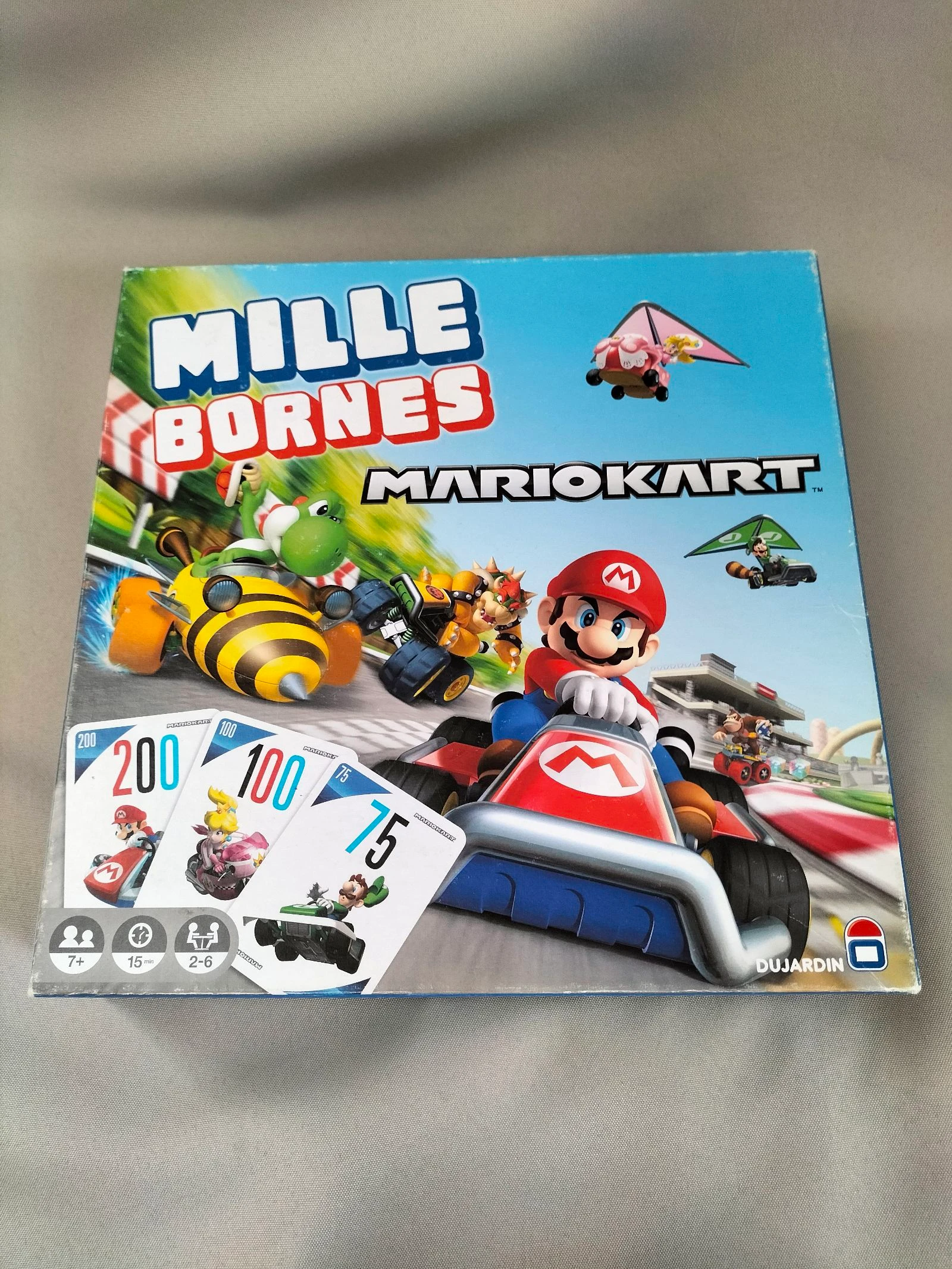 Mille Bornes Mario 7 ans+ | Dujardin | Complet | Jeu de société | Bon état
